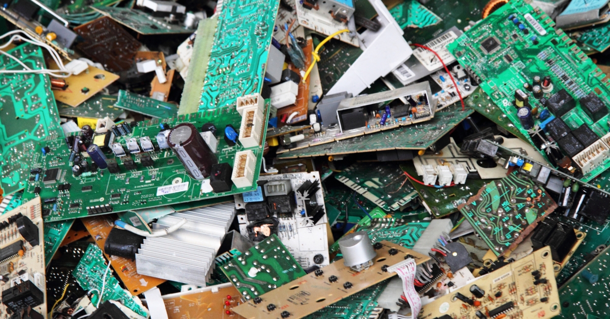 Printed circuit board recycling